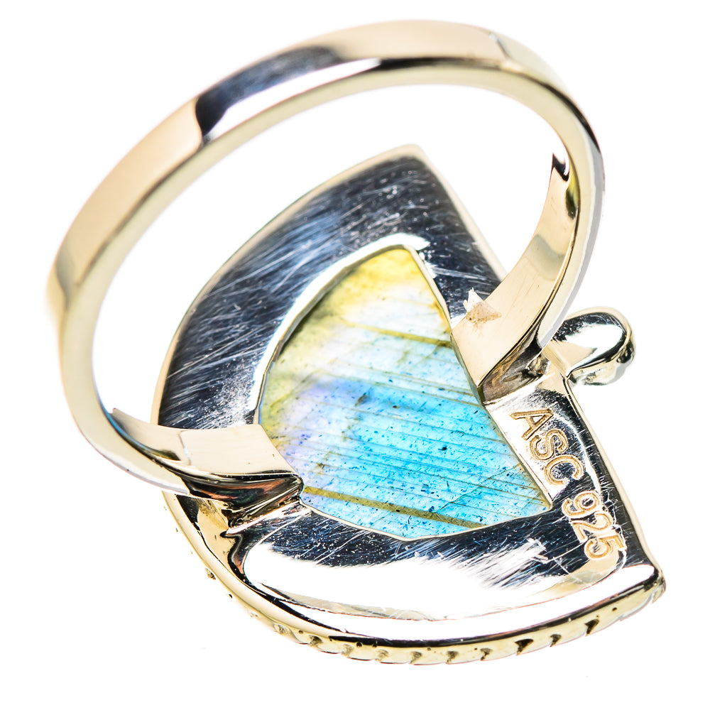 Labradorite Rings handcrafted by Anasilvercos - RING131236 - Photo 3