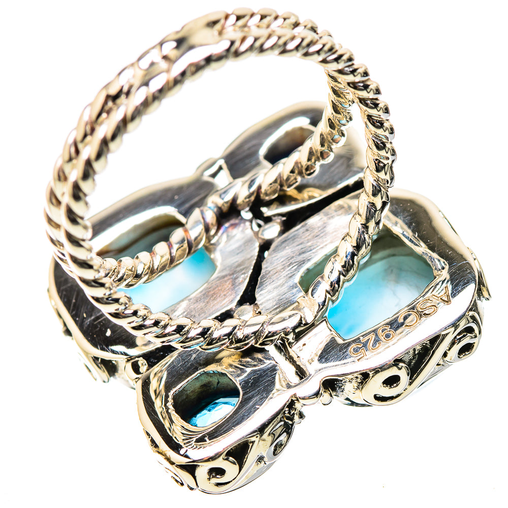 Larimar Rings handcrafted by Anasilvercos - RING131256 - Photo 3