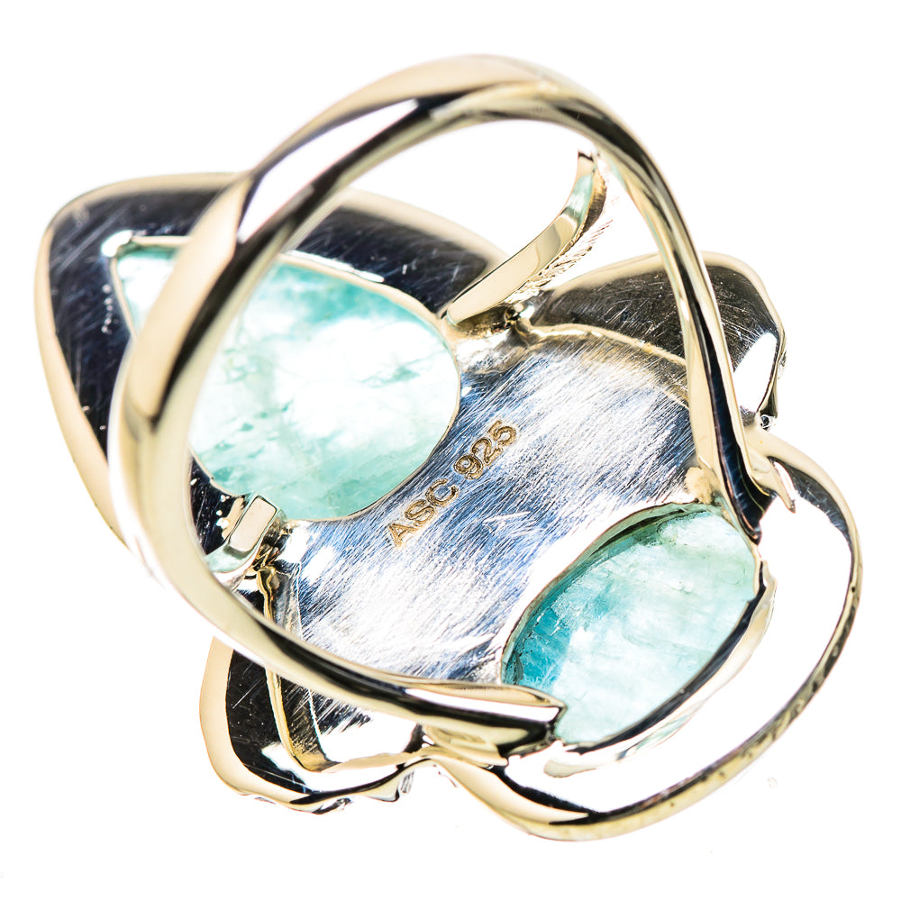 Aquamarine Rings handcrafted by Anasilvercos - RING131259 - Photo 3