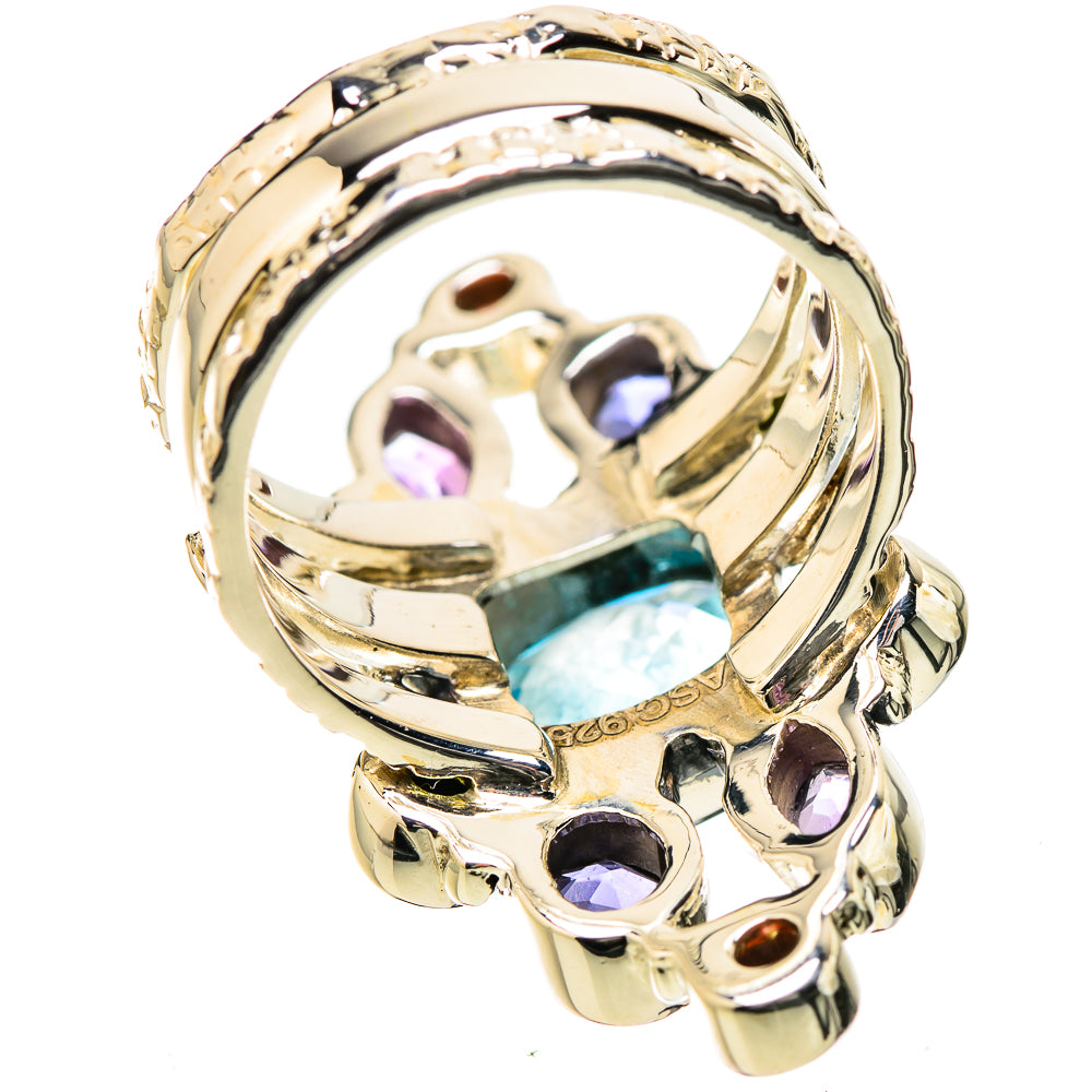Blue Topaz Rings handcrafted by Anasilvercos - RING131268 - Photo 3