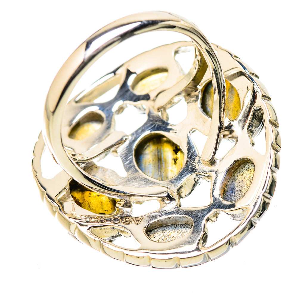 Labradorite Rings handcrafted by Anasilvercos - RING131270 - Photo 3