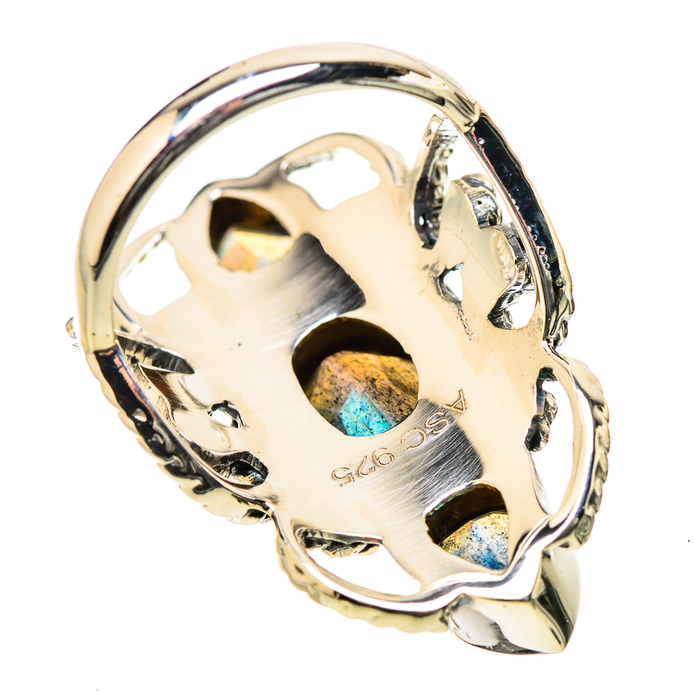 Labradorite Rings handcrafted by Anasilvercos - RING131272 - Photo 3