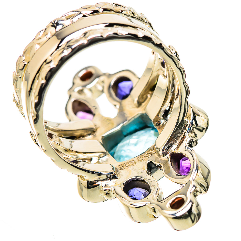 Blue Topaz Rings handcrafted by Anasilvercos - RING131287 - Photo 3