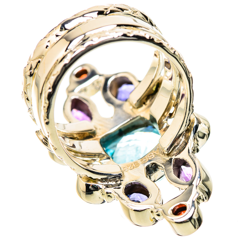 Blue Topaz Rings handcrafted by Anasilvercos - RING131289 - Photo 3