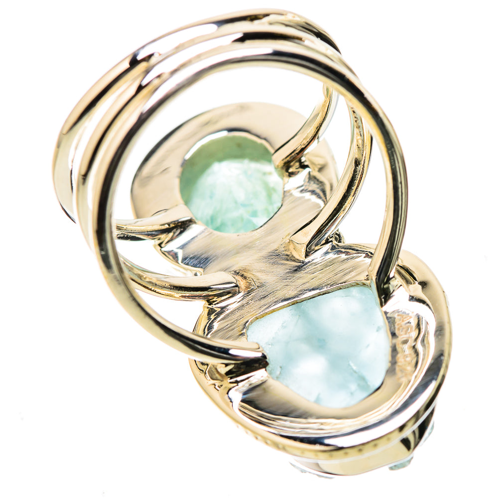Aquamarine Rings handcrafted by Anasilvercos - RING131292 - Photo 3