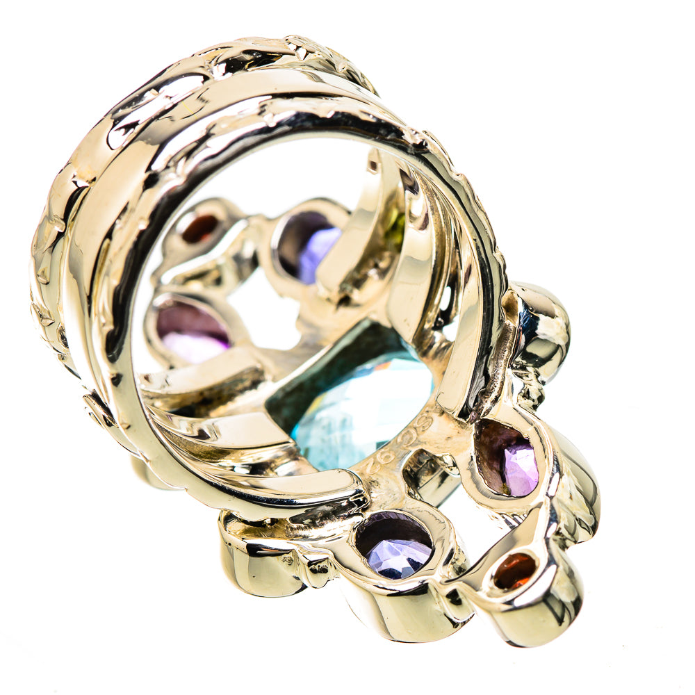Blue Topaz Rings handcrafted by Anasilvercos - RING131297 - Photo 3