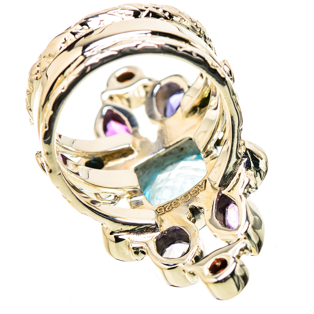 Blue Topaz Rings handcrafted by Anasilvercos - RING131299 - Photo 3