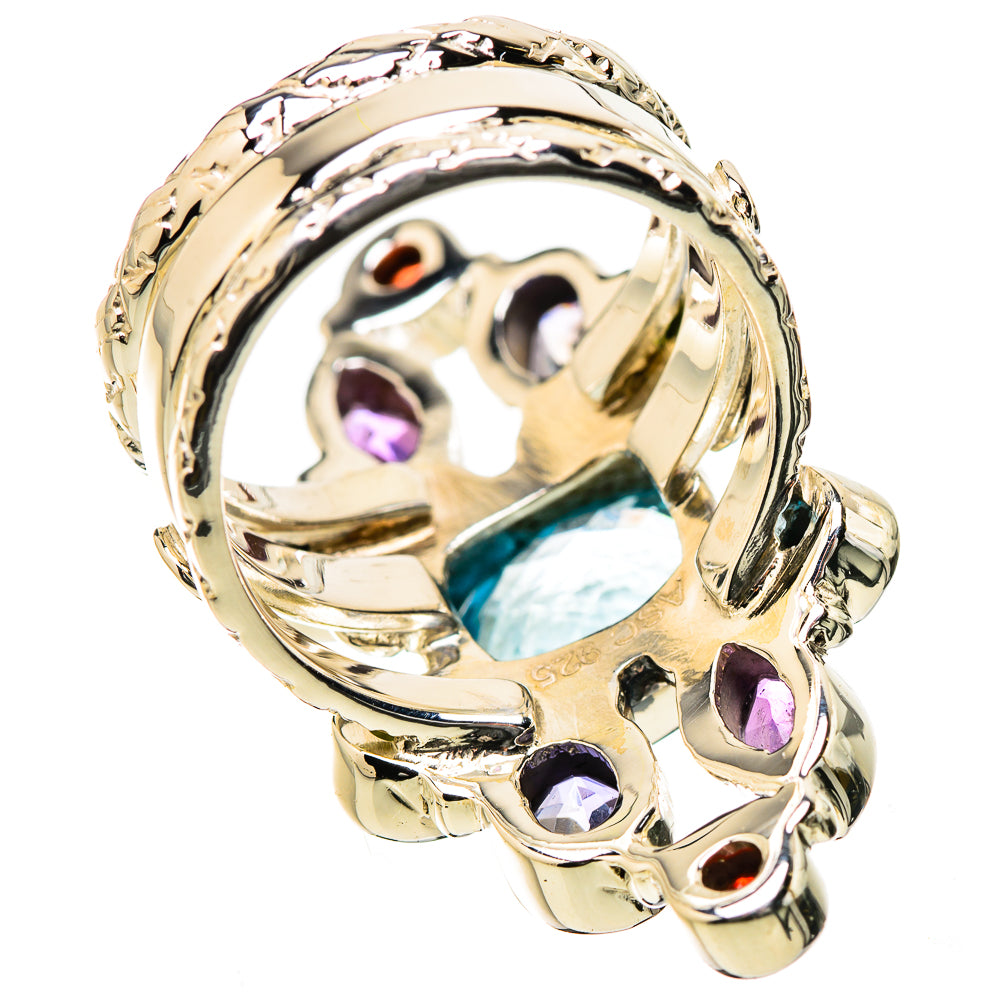 Blue Topaz Rings handcrafted by Anasilvercos - RING131319 - Photo 3