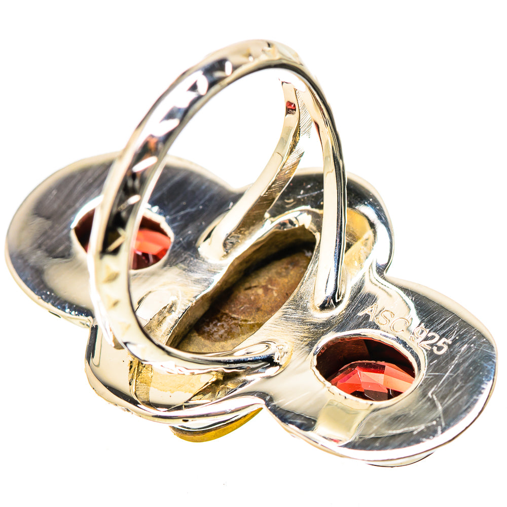 Ammolite Rings handcrafted by Anasilvercos - RING131320 - Photo 3