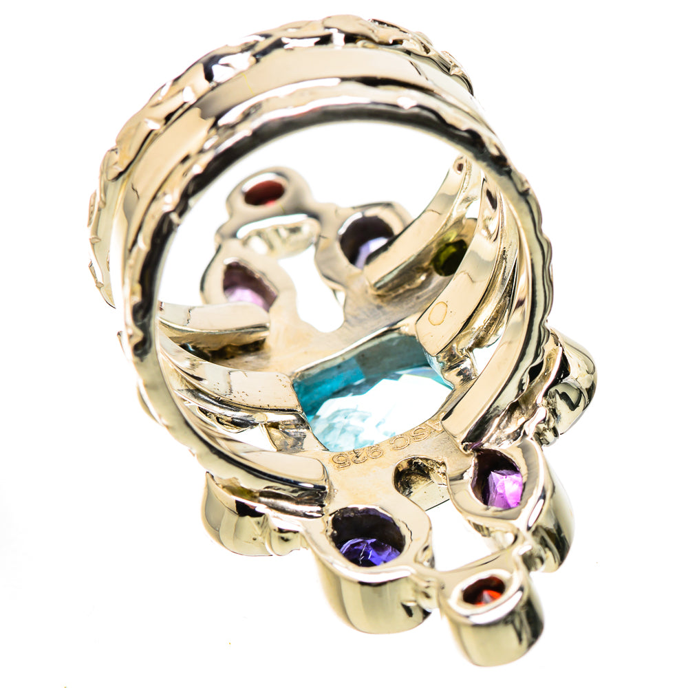 Blue Topaz Rings handcrafted by Anasilvercos - RING131321 - Photo 3