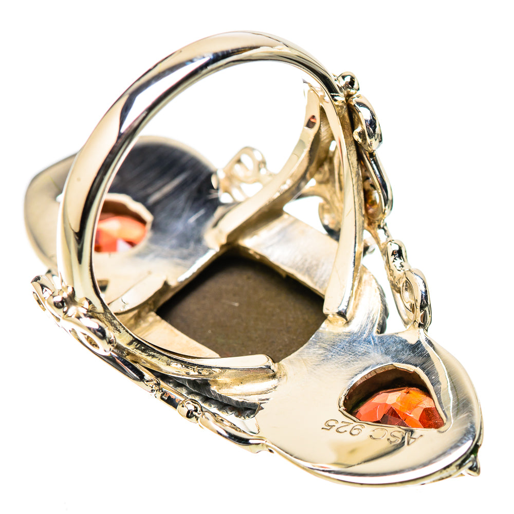 Ammolite Rings handcrafted by Anasilvercos - RING131326 - Photo 3