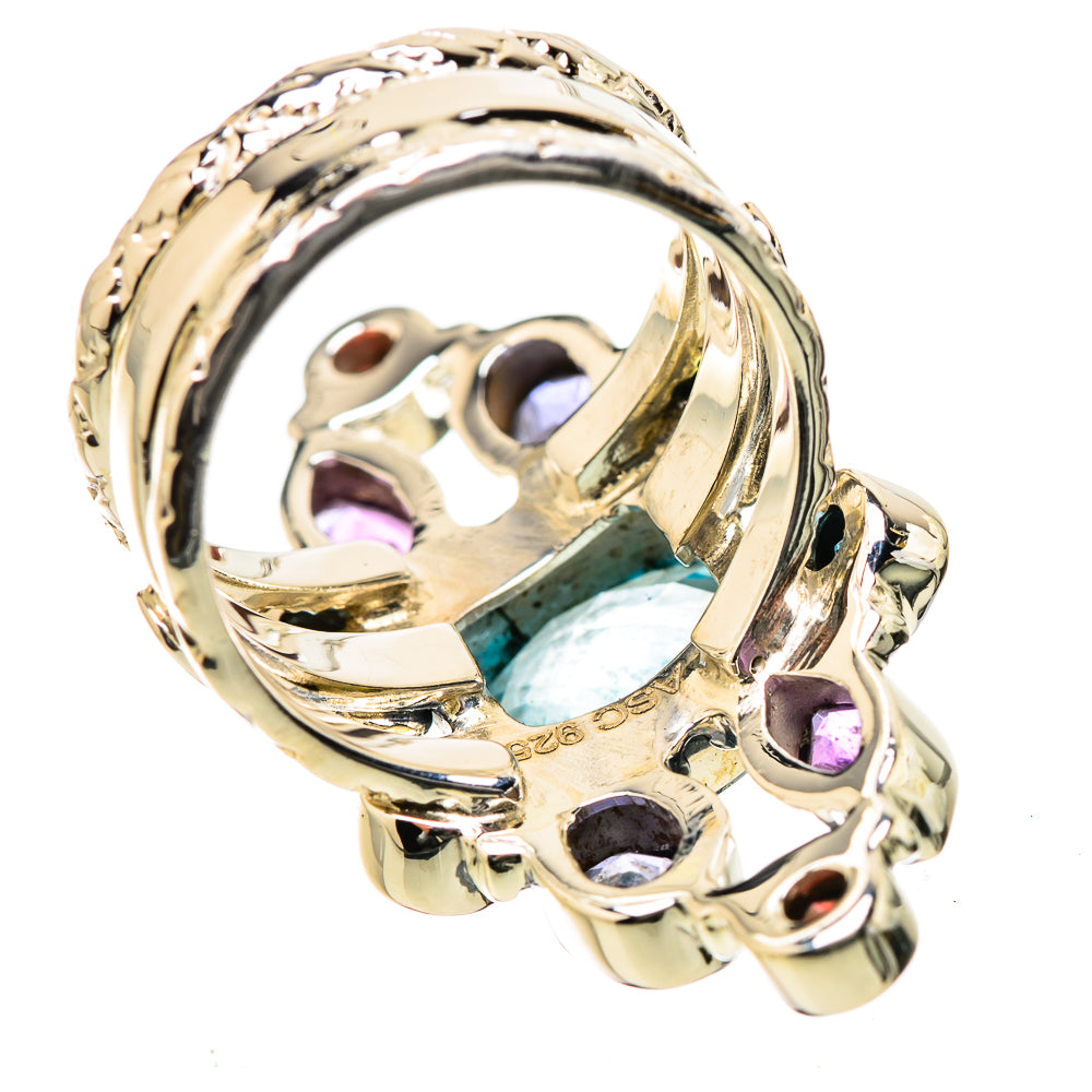 Blue Topaz Rings handcrafted by Anasilvercos - RING131328 - Photo 3