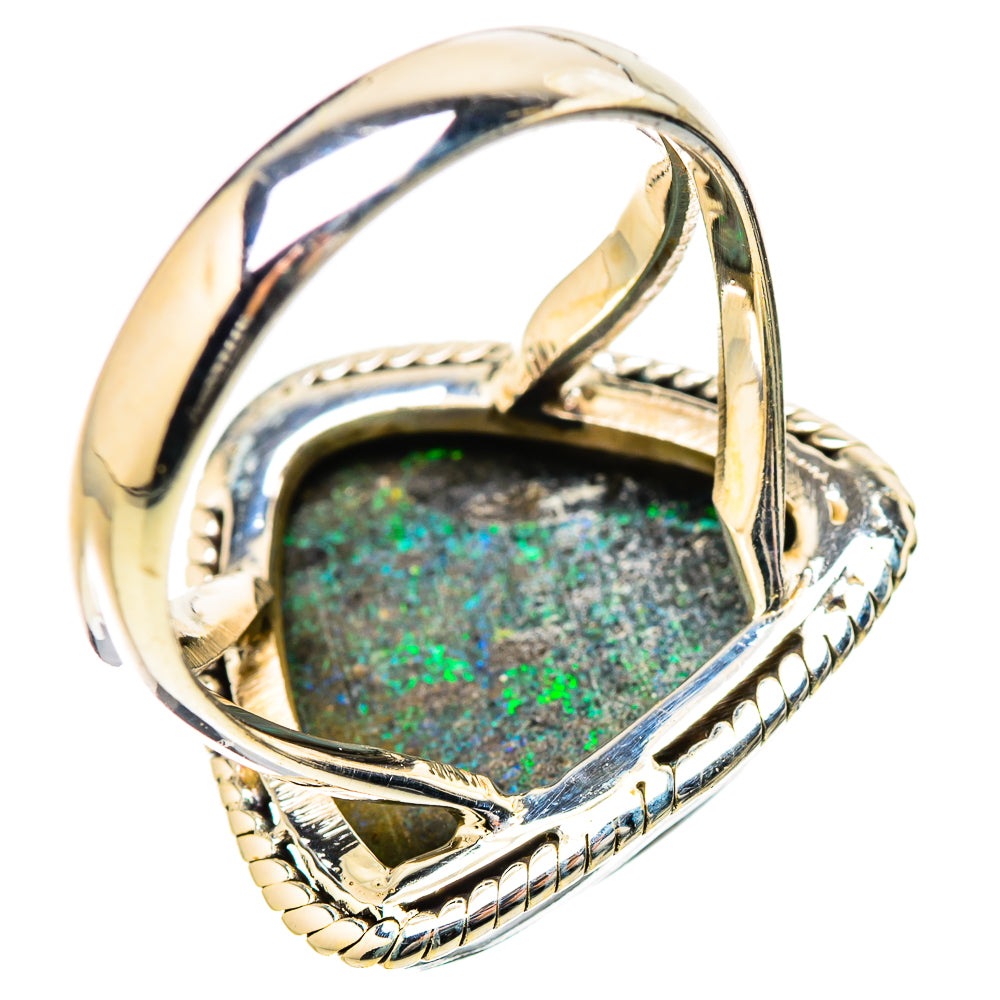 Andamooka Opal Rings handcrafted by Anasilvercos - RING131341 - Photo 3