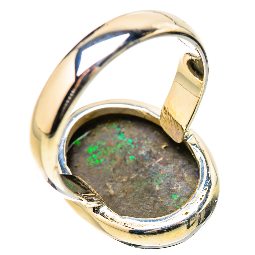Andamooka Opal Rings handcrafted by Anasilvercos - RING131353 - Photo 3