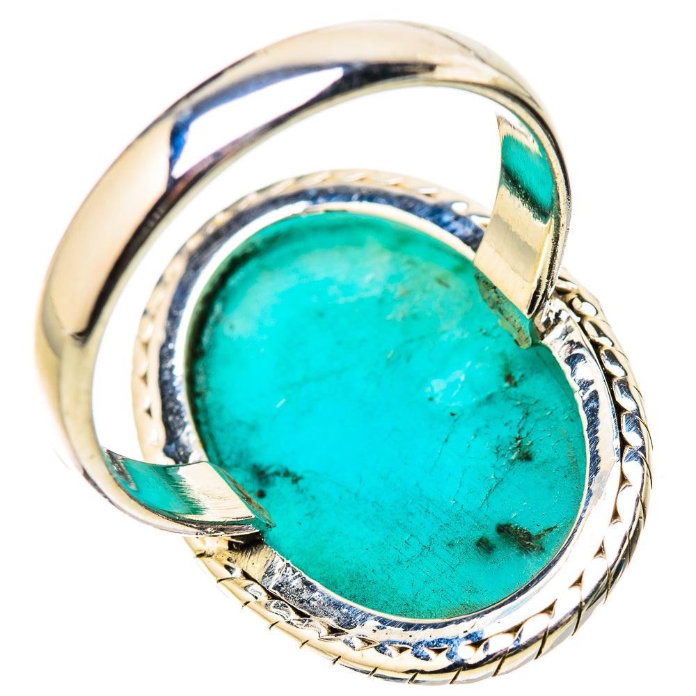 Peruvian Amazonite Rings handcrafted by Anasilvercos - RING131359 - Photo 3