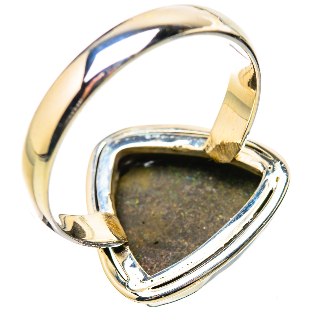 Andamooka Opal Rings handcrafted by Anasilvercos - RING131379 - Photo 3