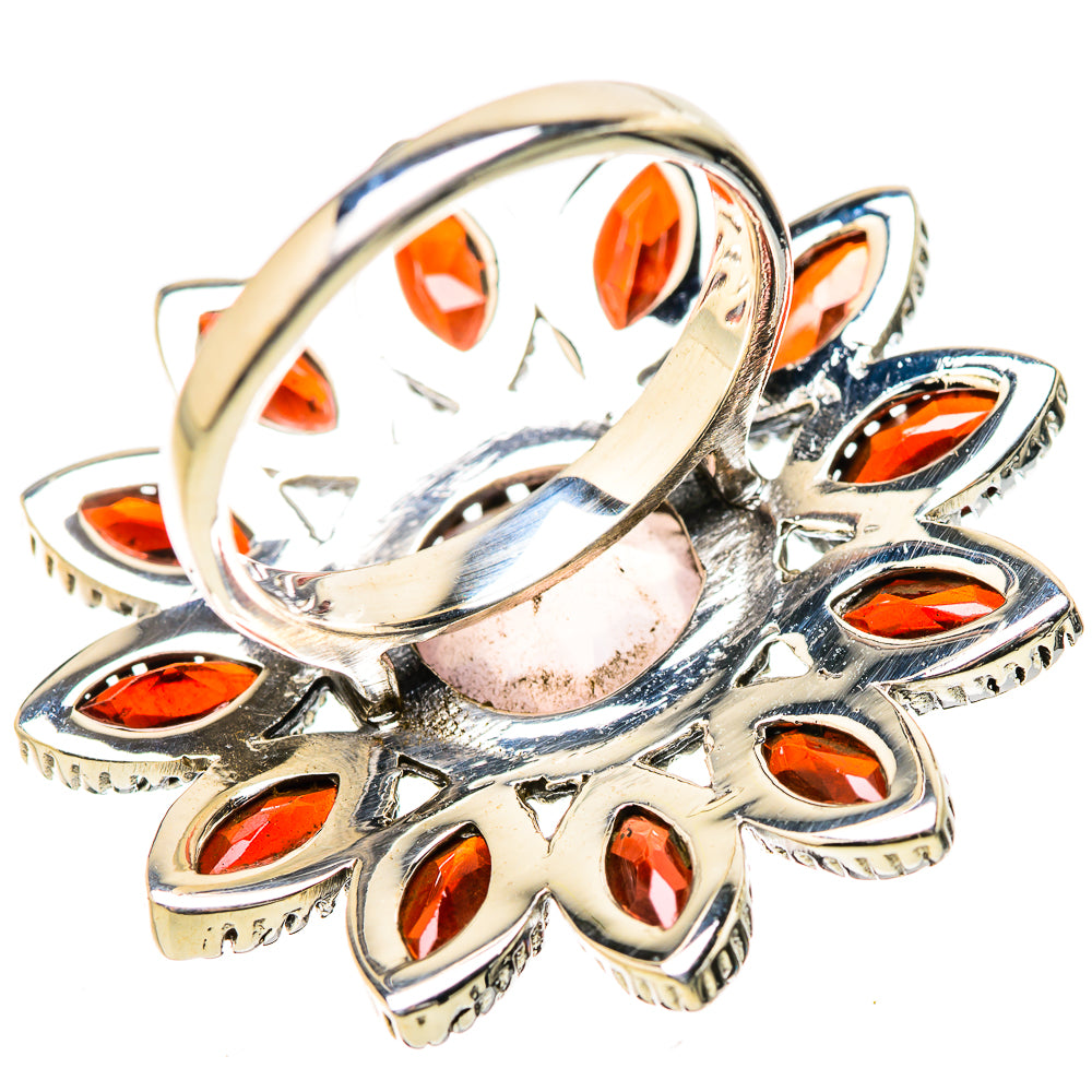Rose Quartz Rings handcrafted by Anasilvercos - RING131391 - Photo 3