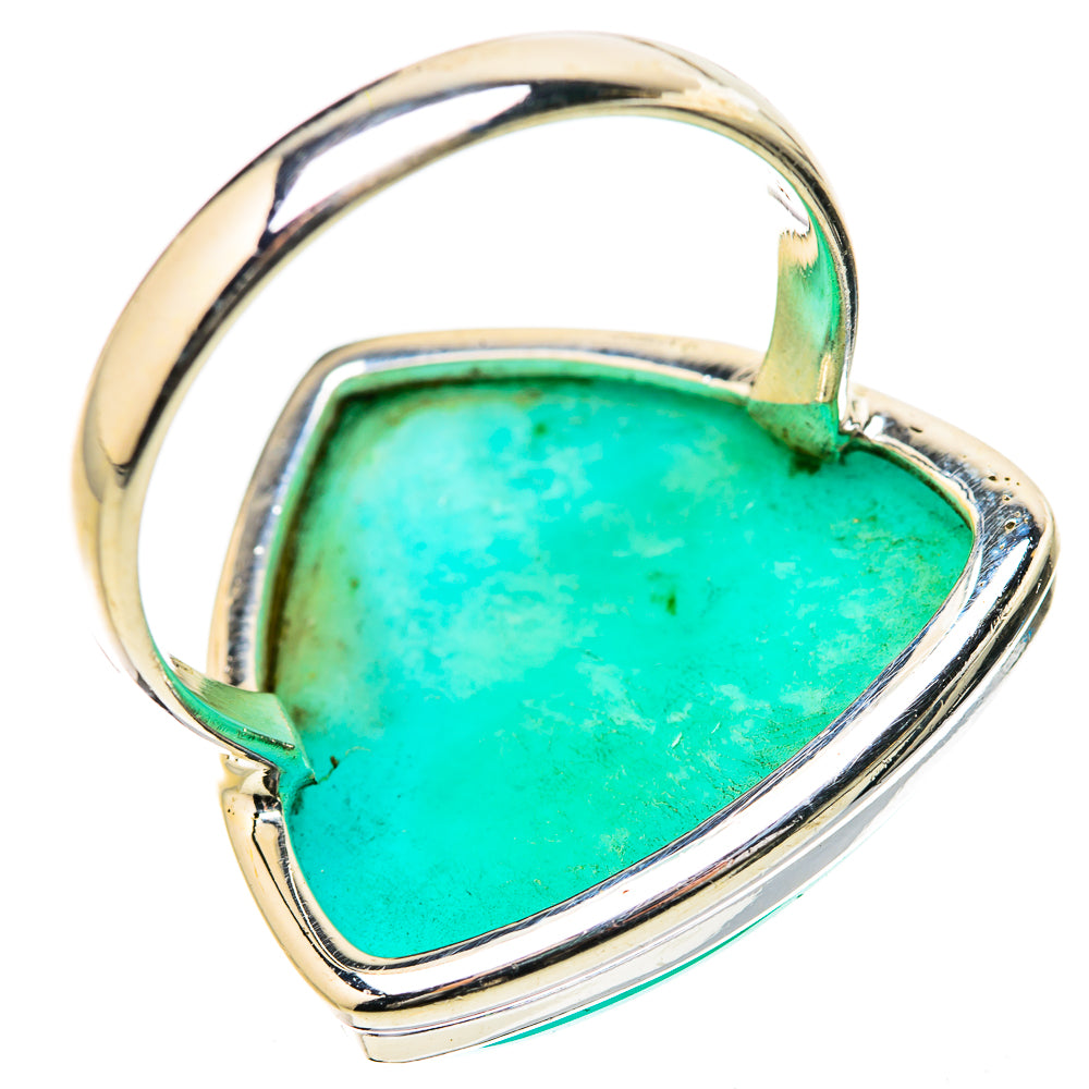 Peruvian Amazonite Rings handcrafted by Anasilvercos - RING131395 - Photo 3