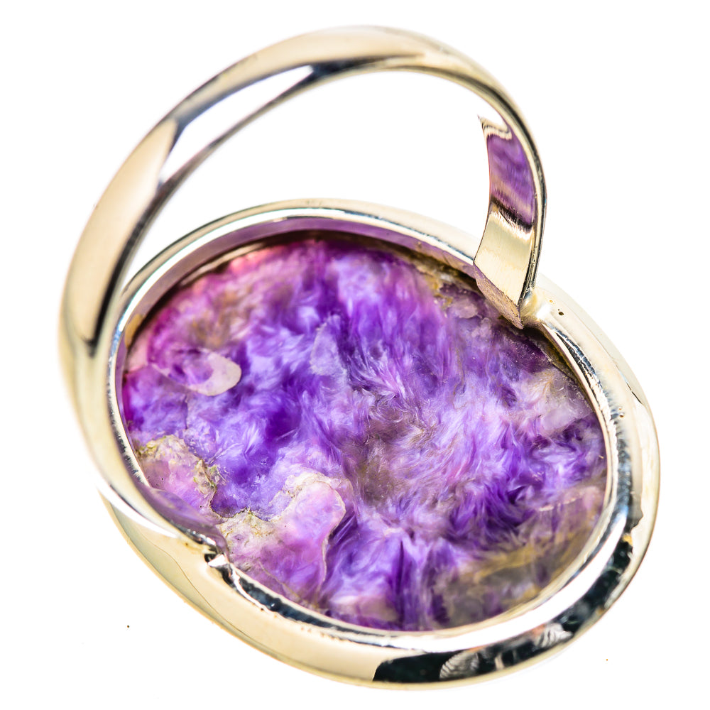 Charoite Rings handcrafted by Anasilvercos - RING131401 - Photo 3