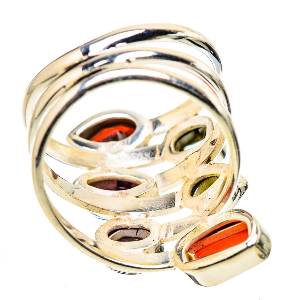 Red Coral Rings handcrafted by Anasilvercos - RING131406 - Photo 3