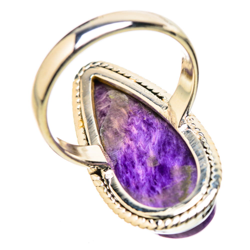 Charoite Rings handcrafted by Anasilvercos - RING131418 - Photo 3