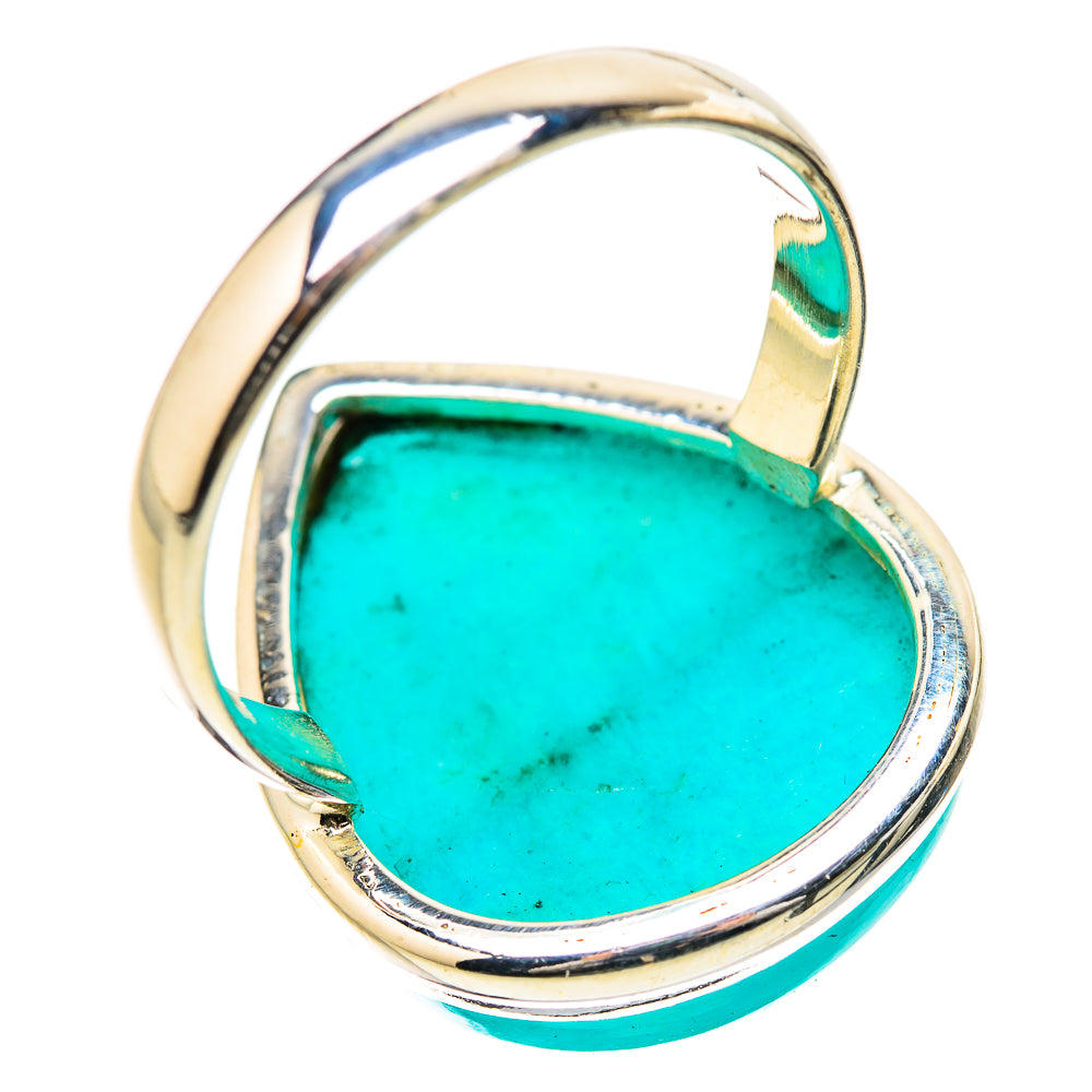 Peruvian Amazonite Rings handcrafted by Anasilvercos - RING131430 - Photo 3