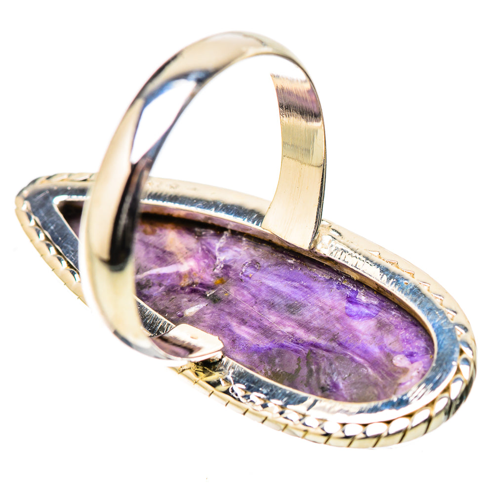 Charoite Rings handcrafted by Anasilvercos - RING131437 - Photo 3