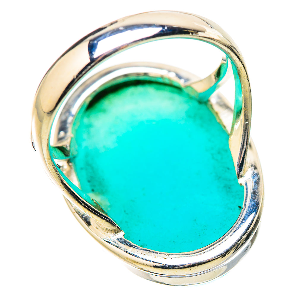 Peruvian Amazonite Rings handcrafted by Anasilvercos - RING131446 - Photo 3