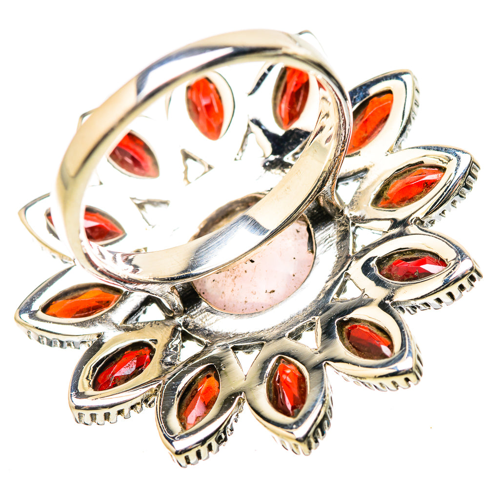 Rose Quartz Rings handcrafted by Anasilvercos - RING131452 - Photo 3