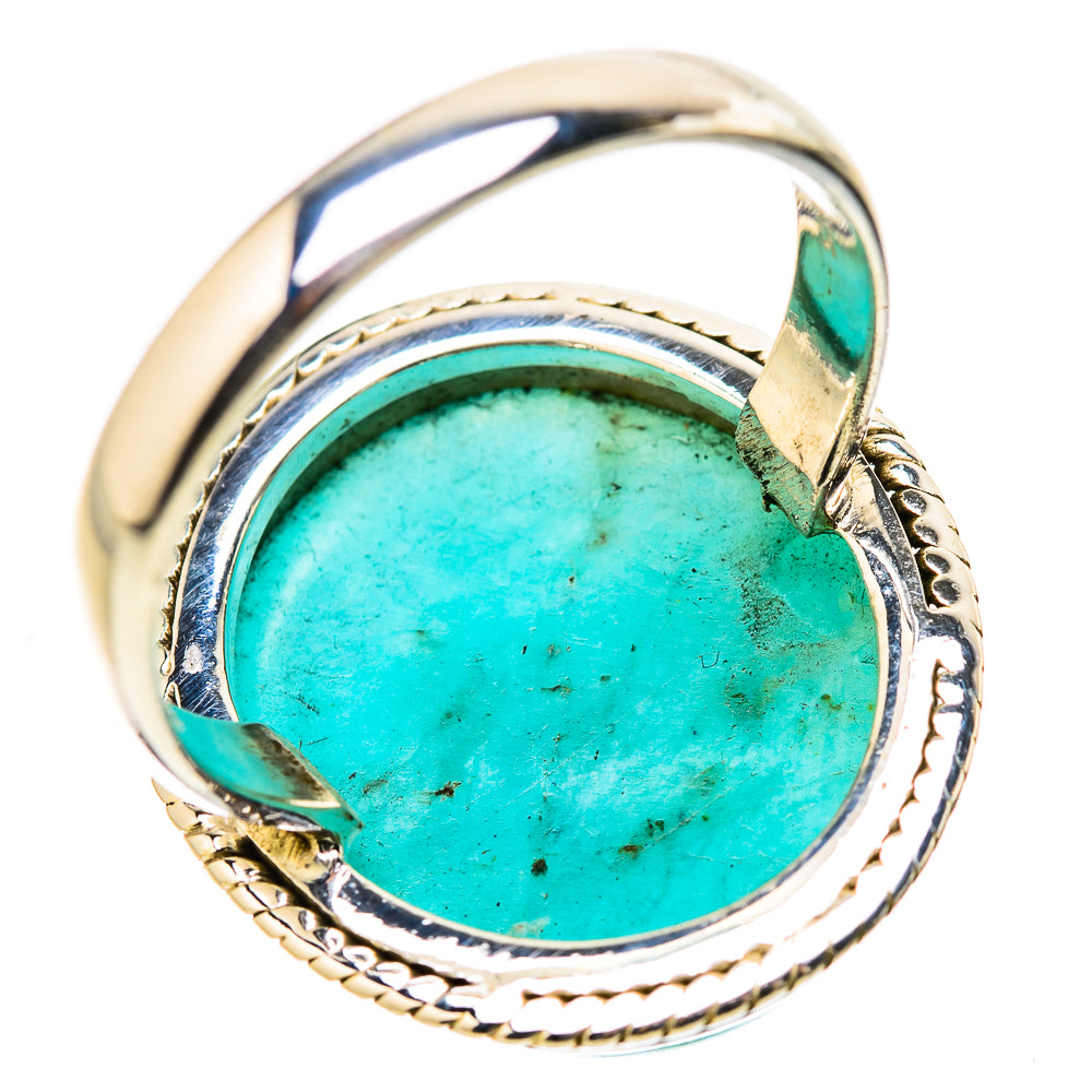 Peruvian Amazonite Rings handcrafted by Anasilvercos - RING131467 - Photo 3