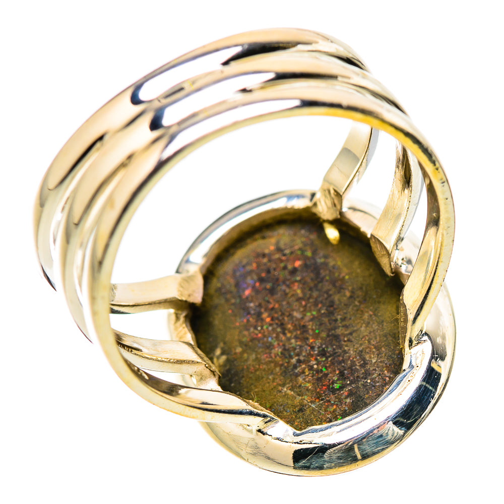 Andamooka Opal Rings handcrafted by Anasilvercos - RING131474 - Photo 3