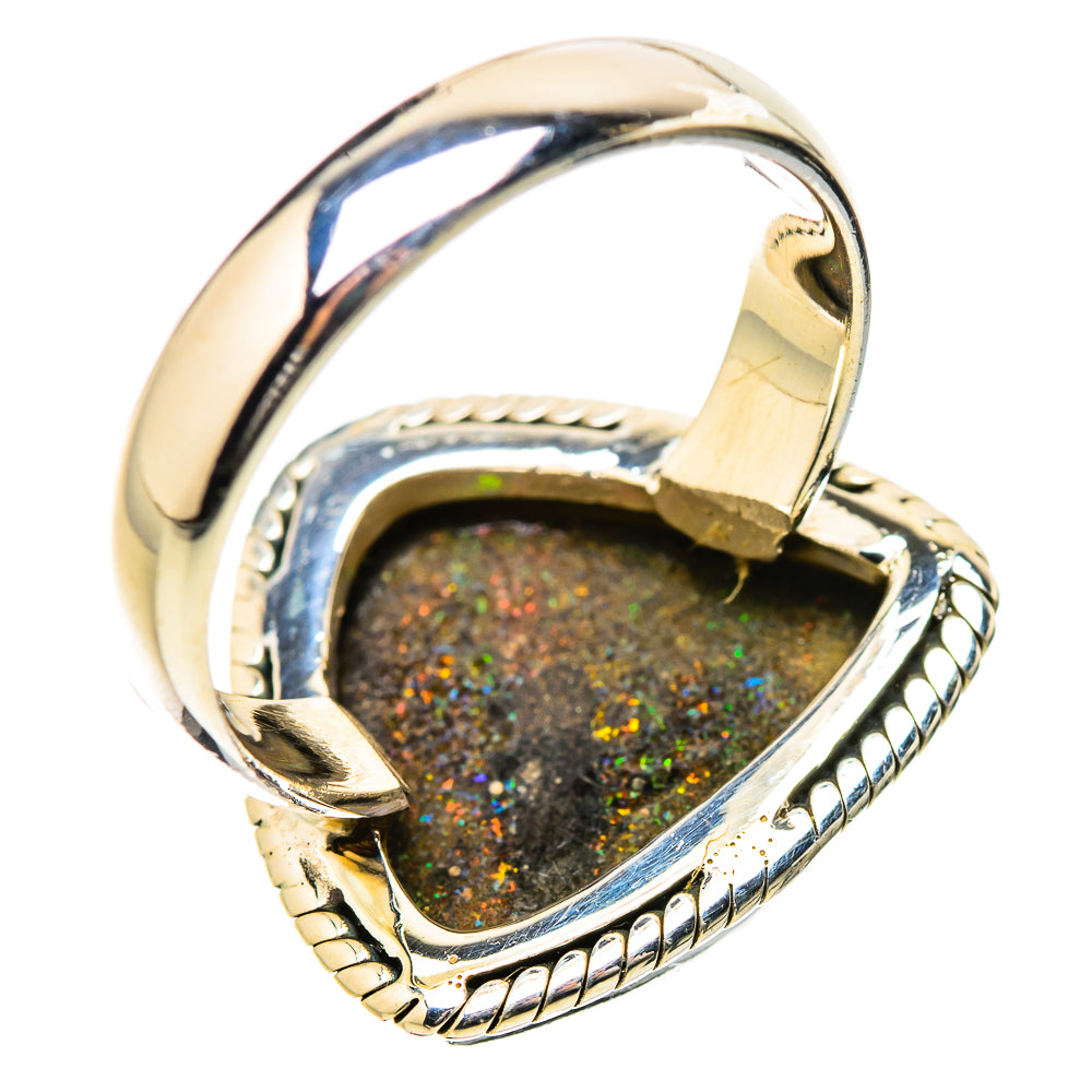 Andamooka Opal Rings handcrafted by Anasilvercos - RING131475 - Photo 3
