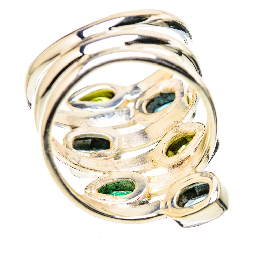 Swiss Blue Topaz Rings handcrafted by Anasilvercos - RING131478 - Photo 3