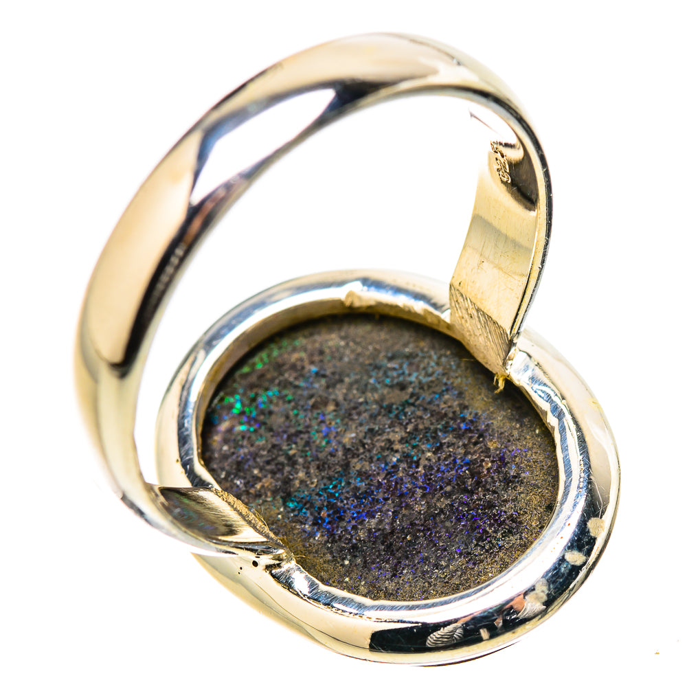 Andamooka Opal Rings handcrafted by Anasilvercos - RING131491 - Photo 3