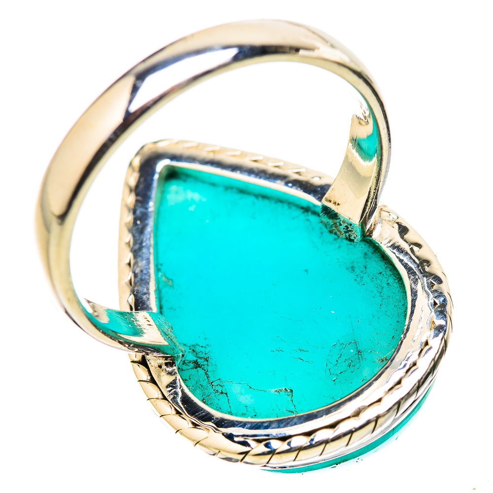 Peruvian Amazonite Rings handcrafted by Anasilvercos - RING131492 - Photo 3