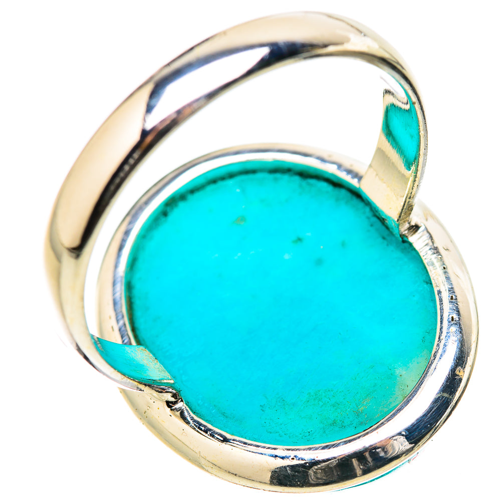 Peruvian Amazonite Rings handcrafted by Anasilvercos - RING131507 - Photo 3