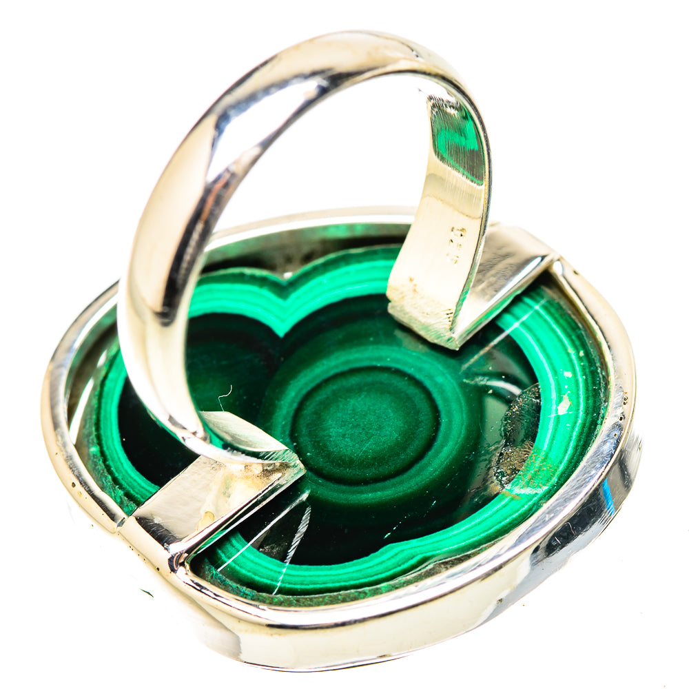 Malachite Rings handcrafted by Anasilvercos - RING131510 - Photo 3