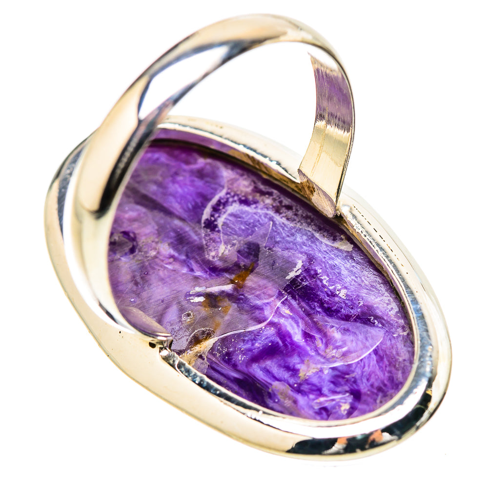 Charoite Rings handcrafted by Anasilvercos - RING131516 - Photo 3