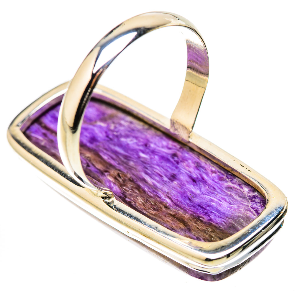 Charoite Rings handcrafted by Anasilvercos - RING131517 - Photo 3