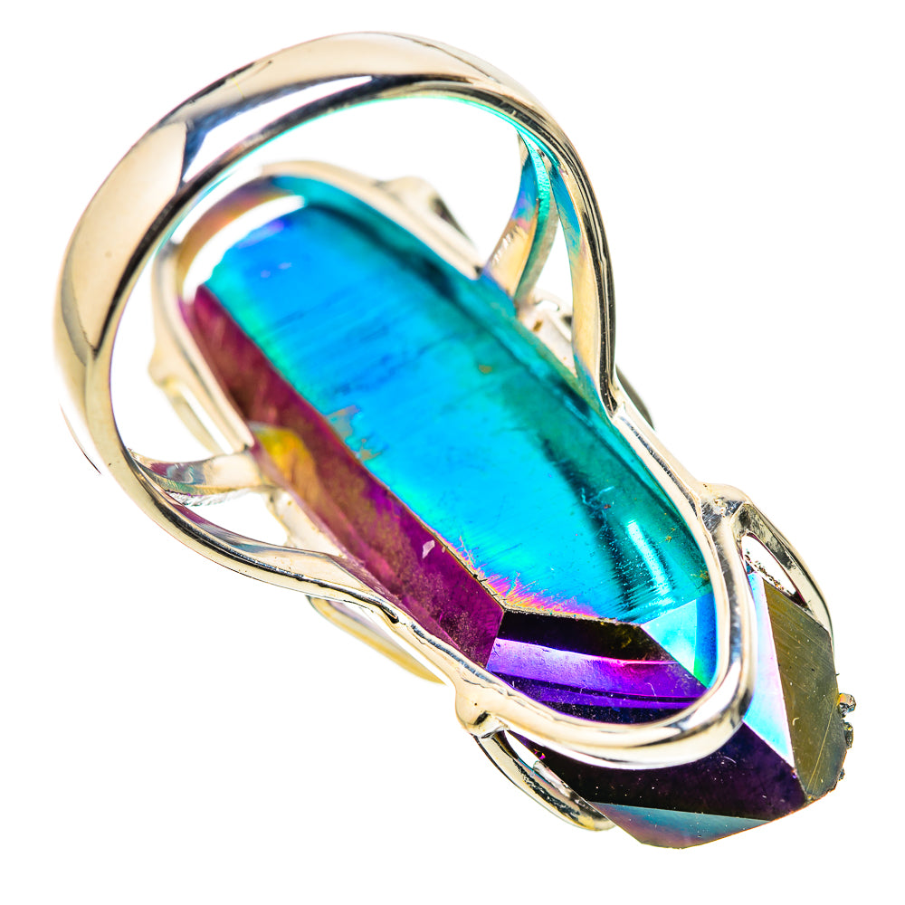Titanium Sunshine Druzy Rings handcrafted by Anasilvercos - RING131519 - Photo 3