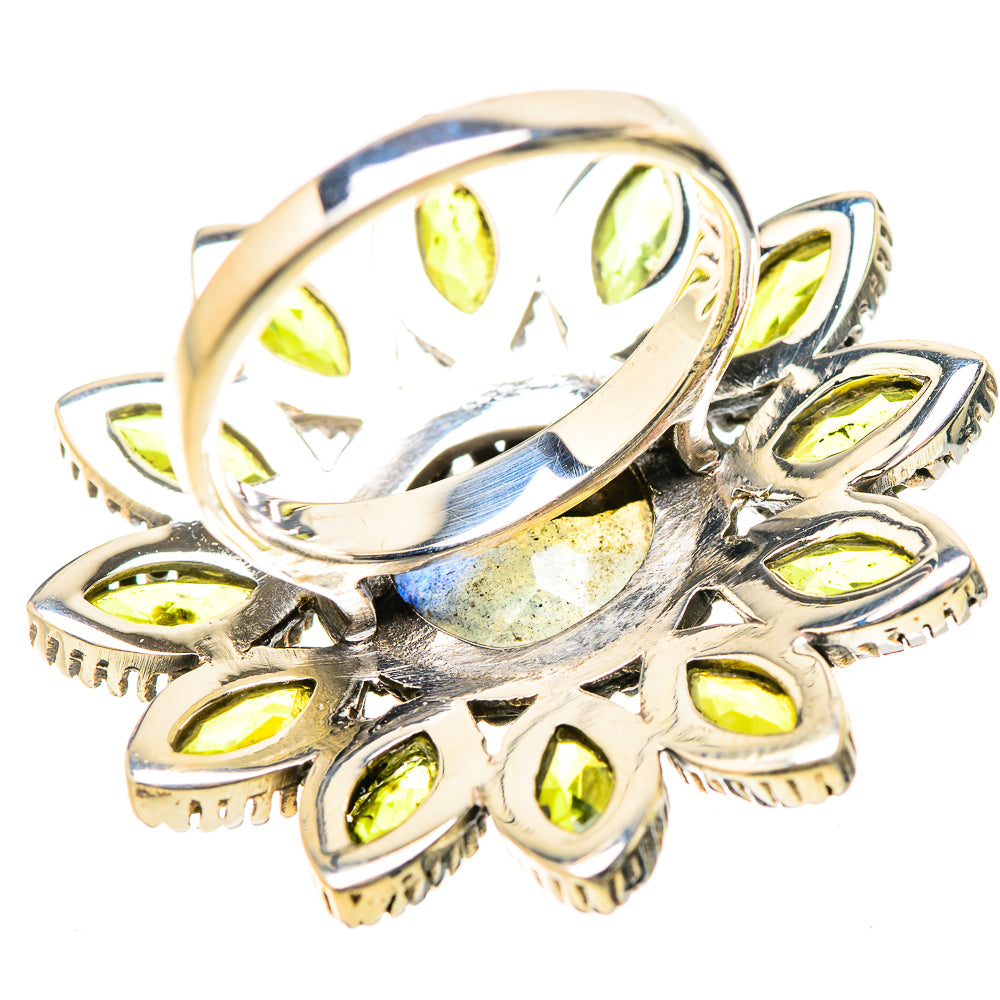 Labradorite Rings handcrafted by Anasilvercos - RING131526 - Photo 3