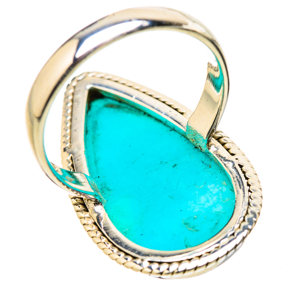 Peruvian Amazonite Rings handcrafted by Anasilvercos - RING131530 - Photo 3