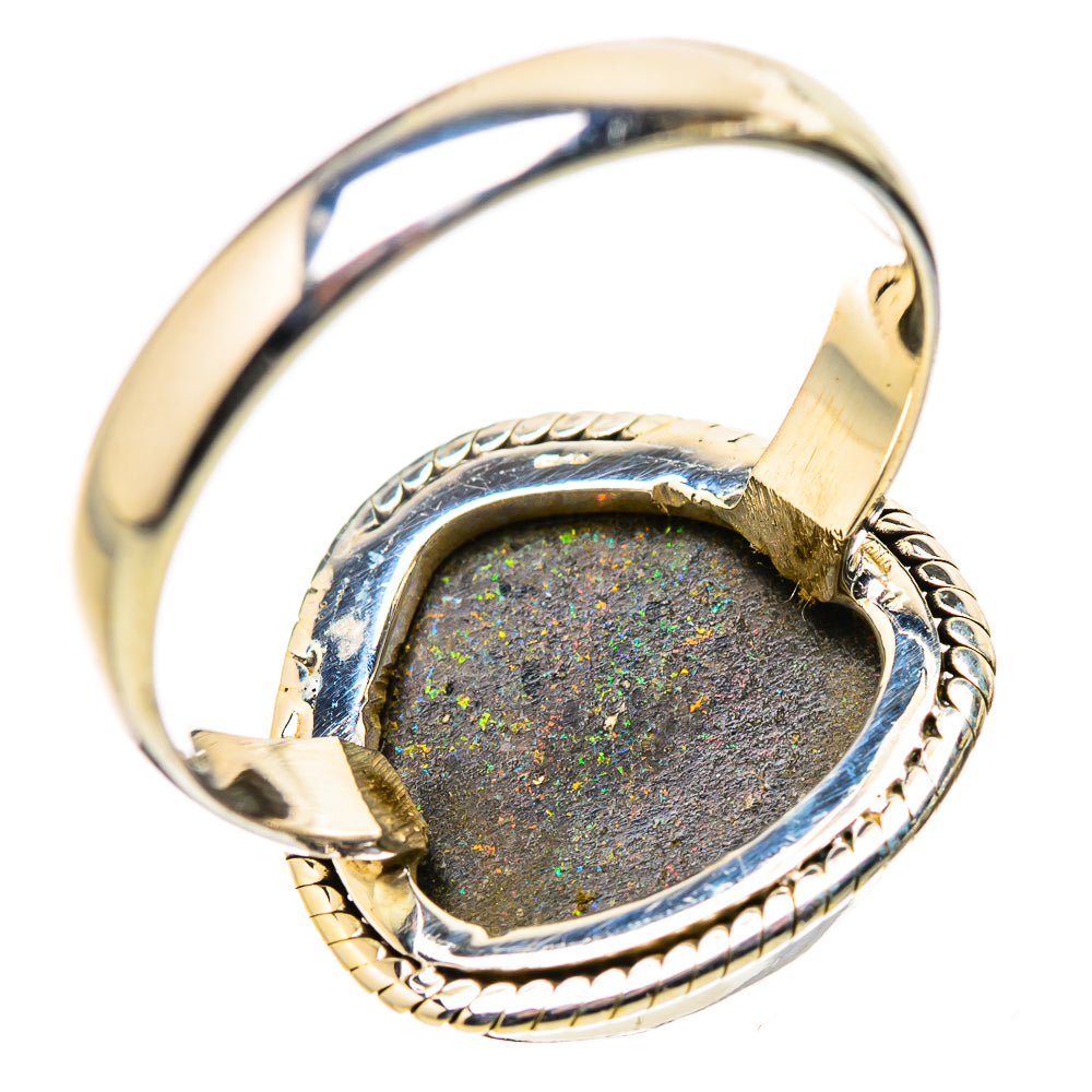Andamooka Opal Rings handcrafted by Anasilvercos - RING131557 - Photo 3