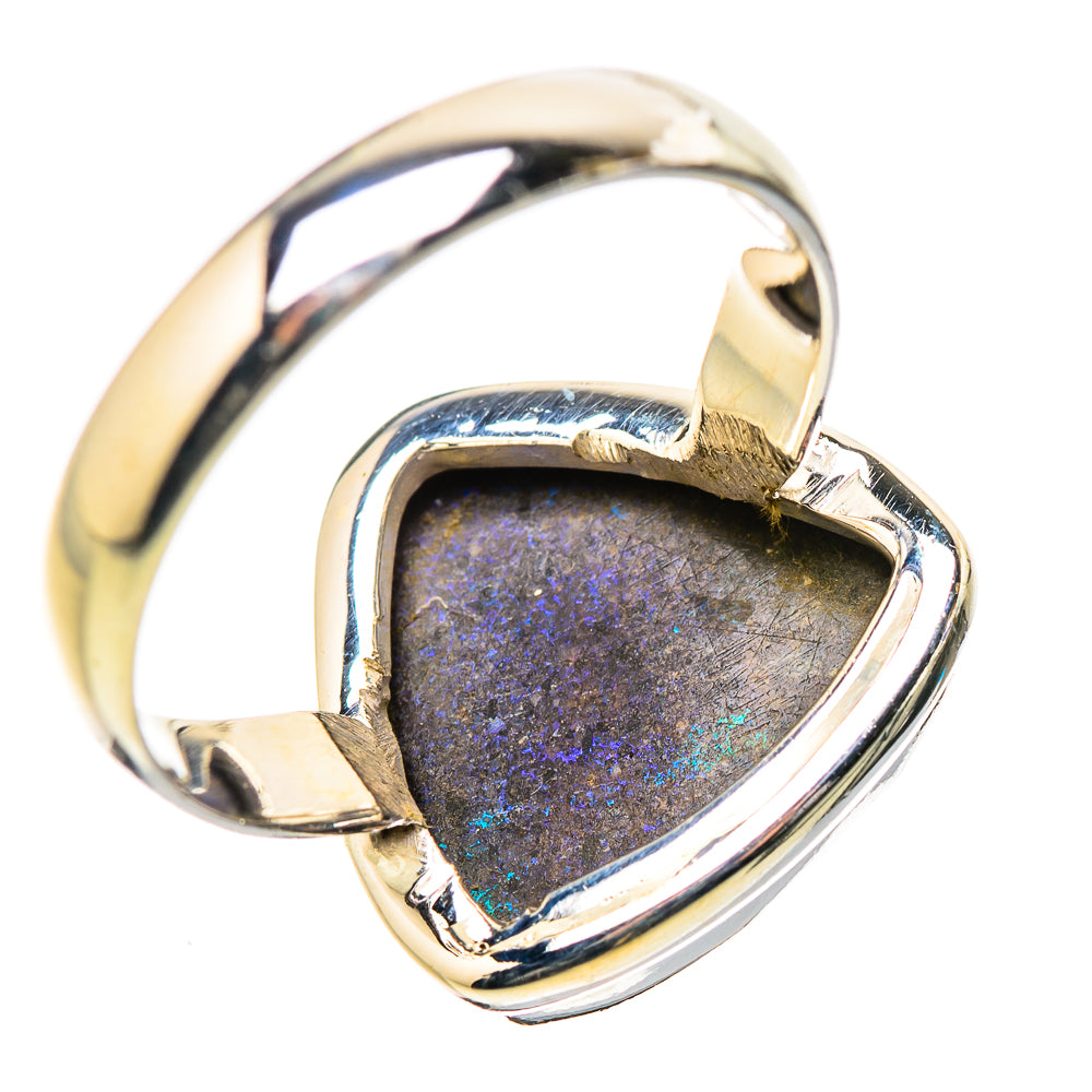 Andamooka Opal Rings handcrafted by Anasilvercos - RING131573 - Photo 3