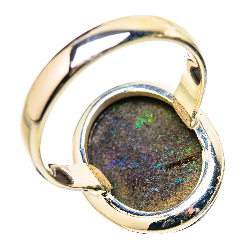 Andamooka Opal Rings handcrafted by Anasilvercos - RING131574 - Photo 3