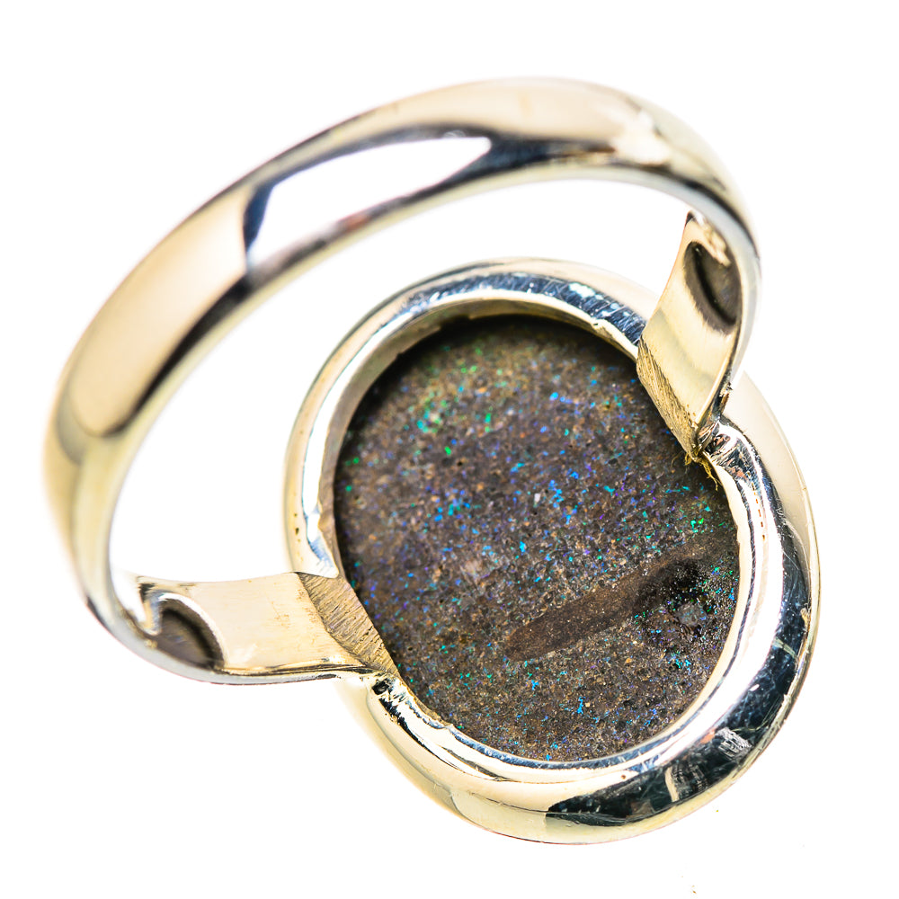 Andamooka Opal Rings handcrafted by Anasilvercos - RING131587 - Photo 3