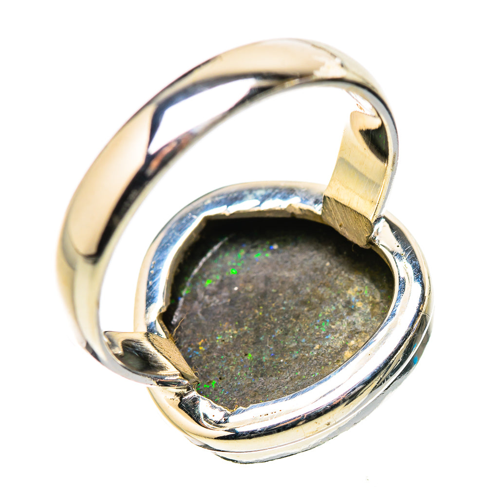 Andamooka Opal Rings handcrafted by Anasilvercos - RING131588 - Photo 3