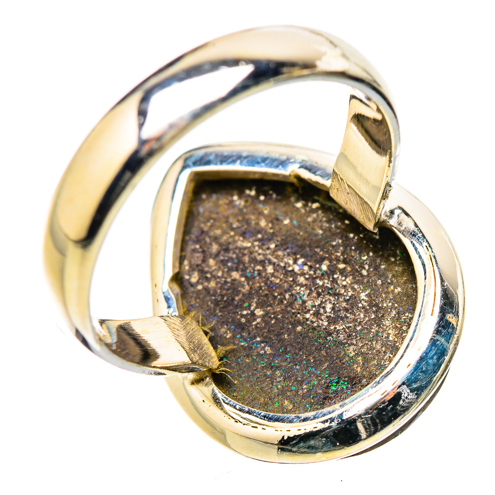 Andamooka Opal Rings handcrafted by Anasilvercos - RING131599 - Photo 3