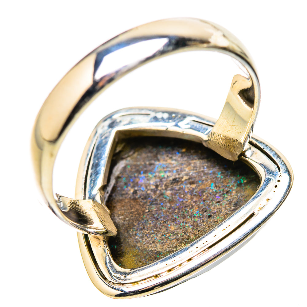 Andamooka Opal Rings handcrafted by Anasilvercos - RING131600 - Photo 3