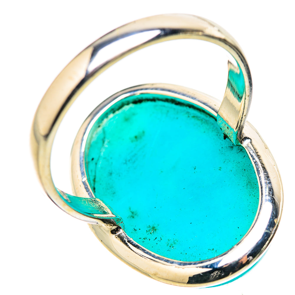 Peruvian Amazonite Rings handcrafted by Anasilvercos - RING131603 - Photo 3